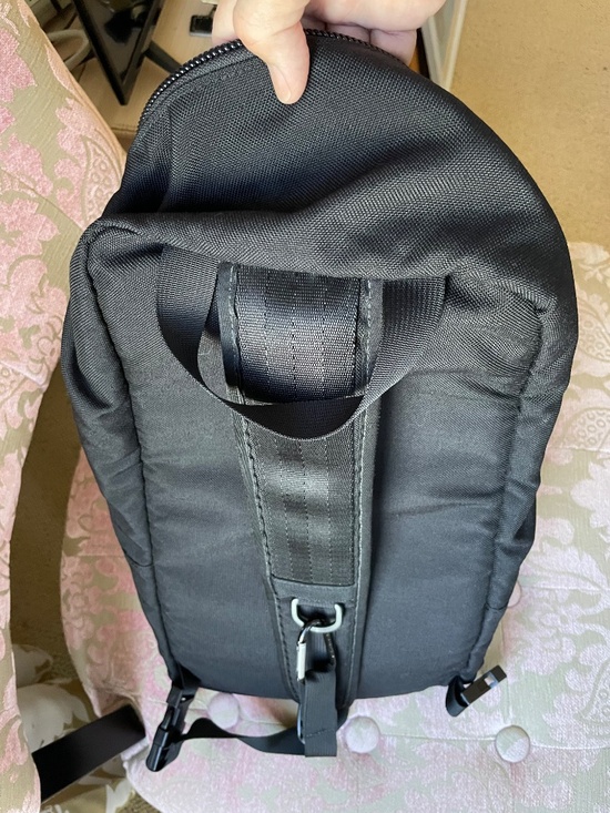 Topo Designs Daypack Backpack - Black with Neon Yellow Interior main image 14